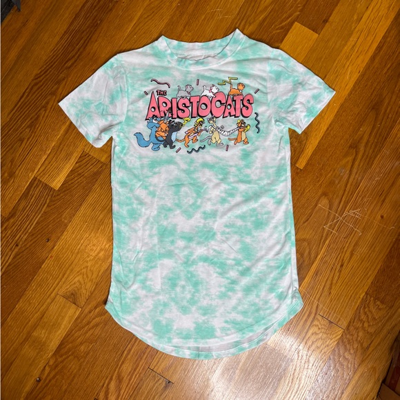 Disney Aristocats Multi Mint Blot Juniors' Graphic T-Shirt Size XS - Picture 7 of 10